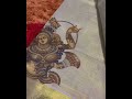 nashaya mural designed golden tissue silk sarees