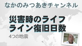 災害時のライフライン復旧日数