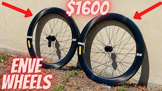 $1600 ENVE CARBON FIBER WHEELS (FOUNDATION 65mm DEPTH) HOOKLESS BUT STILL RUN TUBES!!