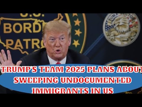 Trump Plans Sweeping Undocumented Immigrants Roundups And Detention ...