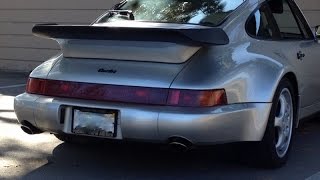 Porsche 964 Turbo (965) Driving Cook's Corner - Live Oak Canyon