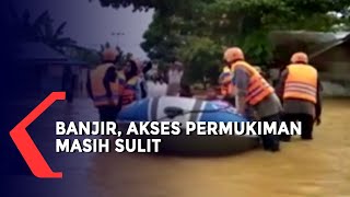 Banjir di HST, Sebagian Warga Masih Pilih Bertahan di Rumah