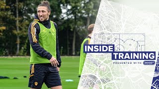 INSIDE TRAINING | GYM SESSION AND BALL WORK AHEAD OF ARSENAL