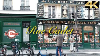 [4K] Walking tour in Paris Rue Cadet 75009 🇫🇷 Jan 2021🚶‍♂️