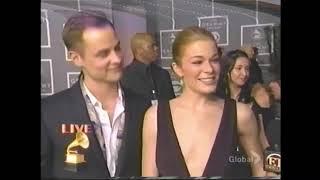 Feb.11,2007 24 Year Old LeAnn Rimes Interview At The Grammy Awards on ET Canada on the Red Carpet.