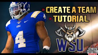 How to Create a Team in CFB Revamped NCAA 14 Tutorial