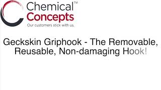 Geckskin Griphook - The Removable, Reusable, Non-damaging Hook!