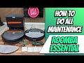 How to Clean / Fix Roomba Essentials Robot Vacuum Maintenance Guide Dust Bag, Filter, Mop Pad