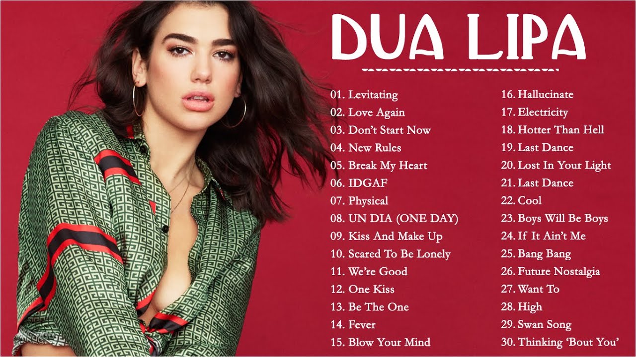 DuaLipa Greatest Hits 2022 - DuaLipa Best Songs Full Album 2022 ...