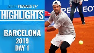 Verdasco overcomes Lopez; Schwartzman sets up Thiem showdown | Barcelona 2019 Highlights Day 1