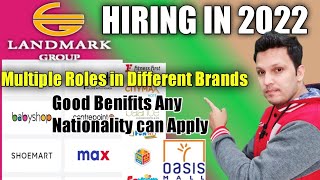 Landmark Group jobs in UAE | Landmark group dubai | How to apply job in max