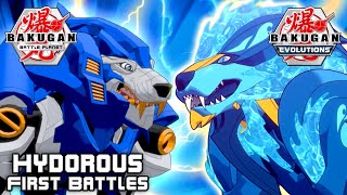 First HYDOROUS Bakugan Battle in Every Season - Bakugan Evolutions, Battle Planet & Armored Alliance