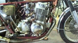 CB750エンジン始動動画