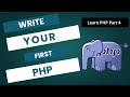Write Your First PHP Script with echo | Beginner PHP Tutorial