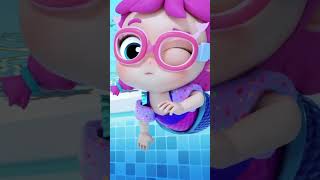 Can You Swim Like A Mermaid? | Little Angel #shorts #song | Nursery Rhymes and Kids Songs