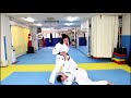 karate girl kata pinan nidan 空手女子 型 平安二段