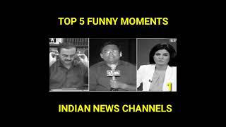 [SHOTS] Top 5 Funny Moments | Part 2 | Indian News Channels