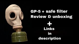 Gp-5 gasmask unboxing + safe gp-5 filter (asbestos free)