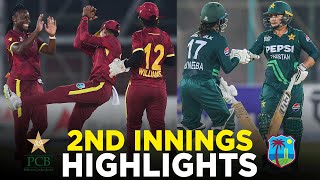 2nd Innings Highlights | Pakistan Women vs West Indies Women | 3rd ODI 2024 | PCB | M2E2A