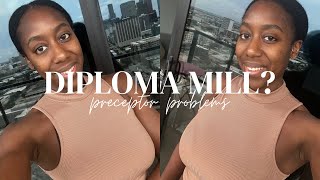 diploma mill? | castlebranch | preceptor problems