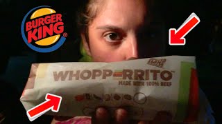 BURGER KING WHOPPERRITO TASTE TEST AND REVIEW