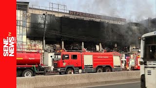 DIRECT : Un incendie a ravagé l'Hypermarché Exclusive, des images de désolation