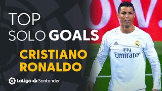 TOP 10 GOLES DE JUGADA INDIVIDUAL Cristiano Ronaldo LaLiga Santander