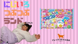 【知恵菓子】虹色つぶつぶランドを作ってみた