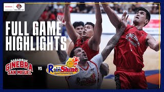 GINEBRA vs RAIN OR SHINE | FULL GAME HIGHLIGHTS | PBA SEASON 49 COMMISSIONERS CUP | JANUARY 22, 2025