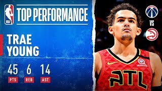 Trae Young Scores 45 PTS in Home Win