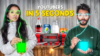 Fast Drinking Race with Straw Glasses! | HILARIOUS Sibling Challenge | SL TRISH