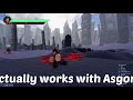 how to get the new asgore spec showcase aut