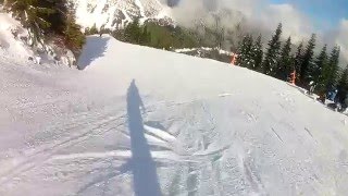 Hitting 95 km/h on Skis