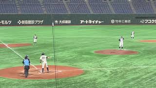 2021年6月7日 大阪商業大学 大谷駿斗選手 セーフティバント