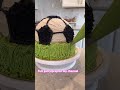 DIY soccer cake. Full party prep on my channel #cakedecorating