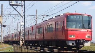 名鉄3100系(VVVF更新編成)+3500系 3114F+3515F (急行岐阜行き) 新安城付近にて