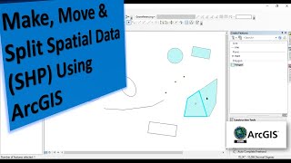 ArcGIS Tutorial : How To Make Spatial Data SHP Using ArcGIS (Digitation, Move, and Split)