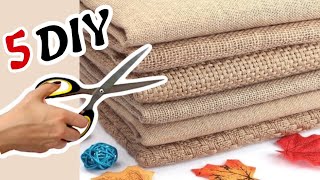 5 Jute Sewing Projects | 5 amazing ideas with jute