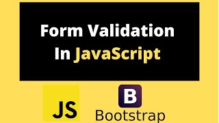 Form Validation in JavaScript | JavaScript Registration Form Validation | Tutorial #27