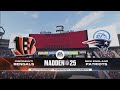 Madden NFL 25 | Cincinnati Bengals vs New England Patriots | Gillette Stadium | Gameplay PS5