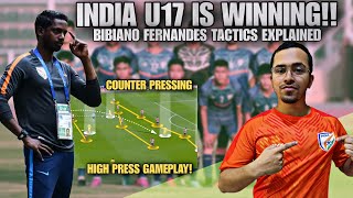India football U17 Europe exposure tour Bibiano's Tactics explained!