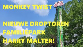 [Familiepark Harry Malter] Offride nieuwe attractie: Monkey Twist - SBF Visa droptoren