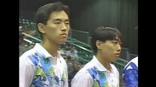 1996　アトランタオリンピック 男子複決勝　劉国梁・孔令輝（中国）vs 王涛・呂林（中国）※途中ノイズあり