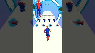 Run 🏃 and try to make Spiderman 🤠 🔥 Level 1 #shorts#viralshort #advebturerider