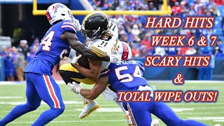 NFL Biggest/Brutal and Hardest Hitting legal Tackles and Hits 2022-2023 Season Week 6 and Week 7