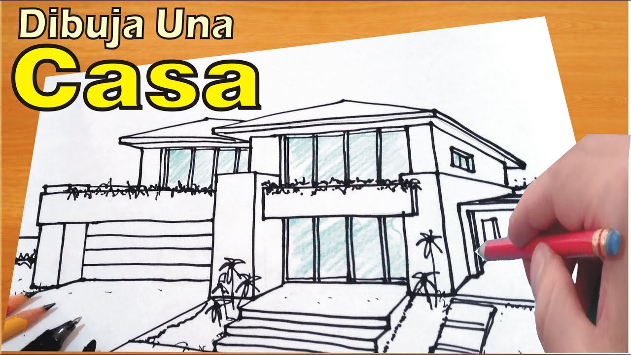 Cómo Dibujar Una Mansión