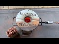 melting 10kg copper cable 99.9% pure copper asmr metal melting copper bigstackd casting