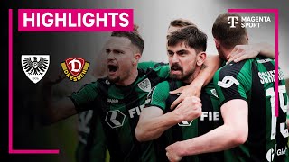 SC Preußen Münster - Dynamo Dresden | Highlights 3. Liga | MAGENTA SPORT
