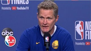 Steve Kerr confirms Kevin Durant will practice with the Warriors prior to Game 5 | 2019 NBA Finals