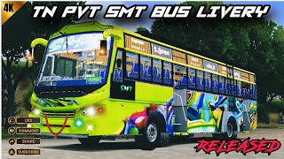 TN PVT SMT BUS LIVERY RELEASED FOR BUSSID.